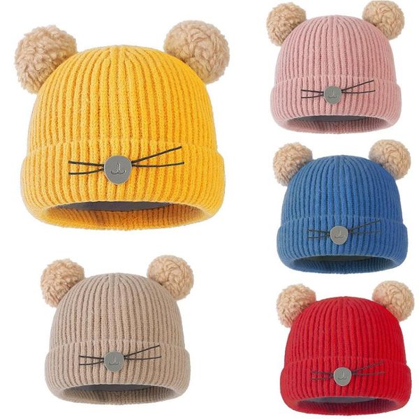 caps & hats baby cute cat knitted pompom hat cap thick warm girl boy beanie winter ear kids bonnet muts for born, Yellow
caps & hats baby cute cat knitted pompom hat cap thick warm girl boy beanie winter ear kids bonnet muts for born, Yellow
