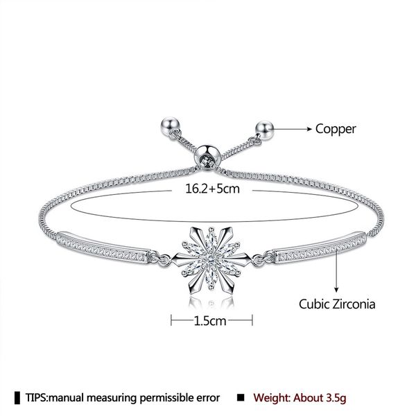 copper winter snowflake bracelet for girl ladies platinum plated zircon simple bracelets for girl, Golden;silver
copper winter snowflake bracelet for girl ladies platinum plated zircon simple bracelets for girl, Golden;silver