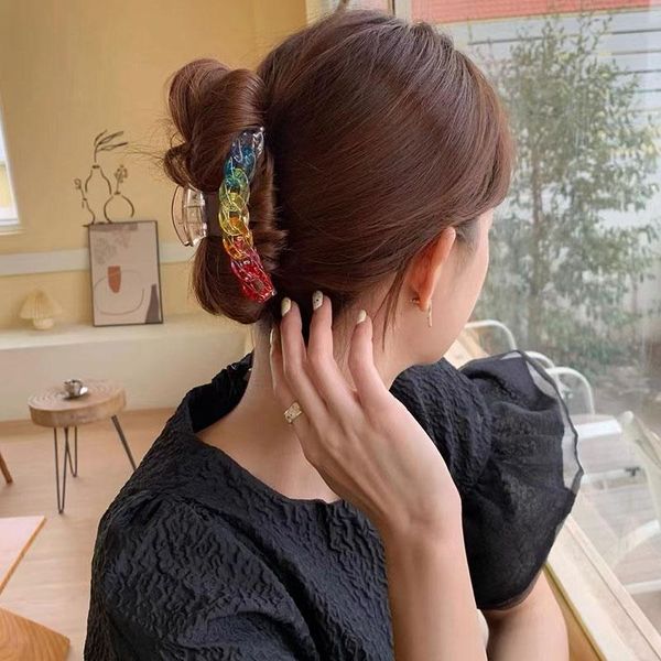 hair accessories women elegant rainbow colors transparent chain long sweet clips hairpins headband fashion
hair accessories women elegant rainbow colors transparent chain long sweet clips hairpins headband fashion