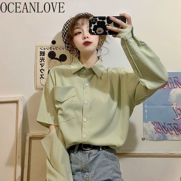 sleeve hollow out women blouses solid spring blusas mujer all match student fashion shirts korean 15516 210415, White
sleeve hollow out women blouses solid spring blusas mujer all match student fashion shirts korean 15516 210415, White