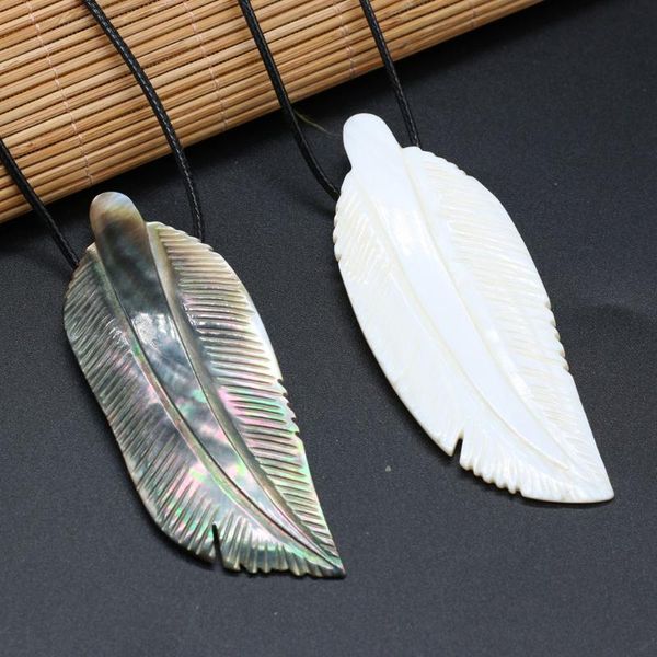 pendant necklaces natual abalone shell necklace 45x65mm leaf shape unique for jewelry party gift length 55+5cm, Silver
pendant necklaces natual abalone shell necklace 45x65mm leaf shape unique for jewelry party gift length 55+5cm, Silver