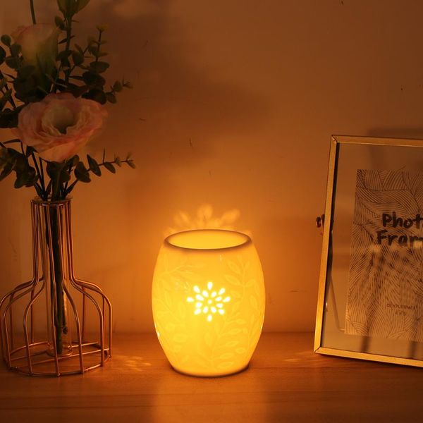 fragrance lamps night lamp ceramic essence oil burner candle incense stove holder hollow bottles for bedroom
fragrance lamps night lamp ceramic essence oil burner candle incense stove holder hollow bottles for bedroom