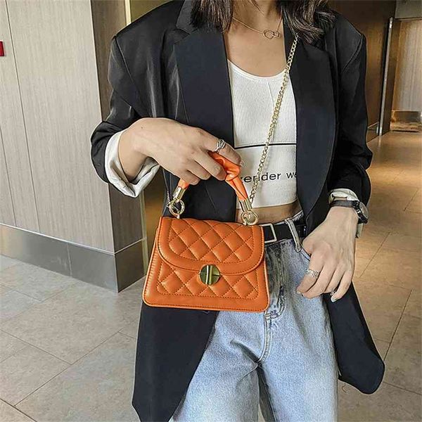 women's 2021 new net honglingge chain small square bag