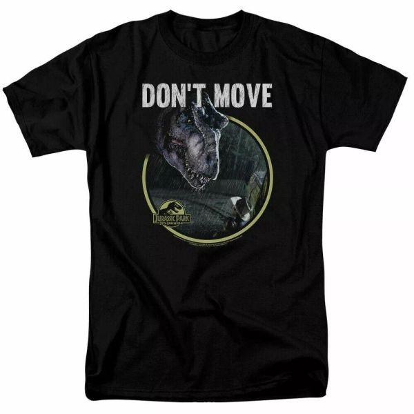 Jurassic Park Dont Move T Shirt Mens Licensed Dinosaur Movie Tee Black, White;black
Jurassic Park Dont Move T Shirt Mens Licensed Dinosaur Movie Tee Black, White;black