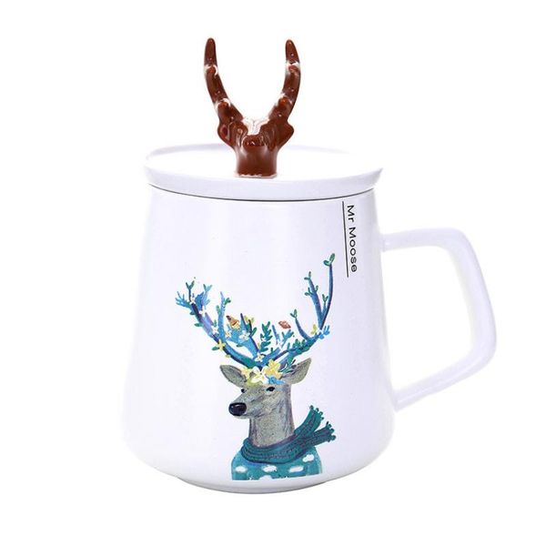 mugs creative couple antler ceramic cup with lid office coffee mug men and women cute cartoon student 450ml
mugs creative couple antler ceramic cup with lid office coffee mug men and women cute cartoon student 450ml