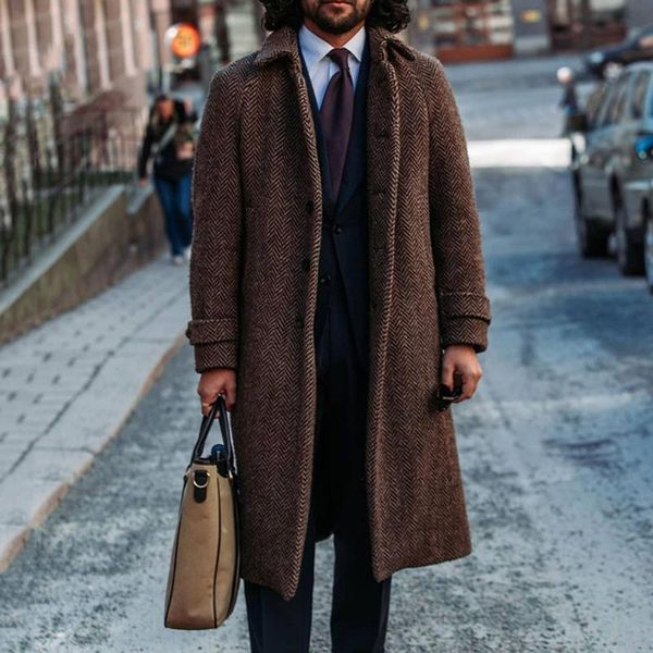 men's wool & blends 2021 autumn winter mens woolen coat solid color long sleeve fashion loose thicken warm casual men overcoat, Black
men's wool & blends 2021 autumn winter mens woolen coat solid color long sleeve fashion loose thicken warm casual men overcoat, Black