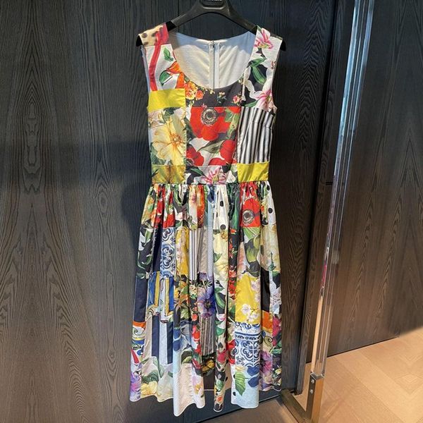 casual dresses 100% cotton dress sicilian patchwork flower striped vacation mid-length sleeveless for women summer 2021, Black;gray
casual dresses 100% cotton dress sicilian patchwork flower striped vacation mid-length sleeveless for women summer 2021, Black;gray