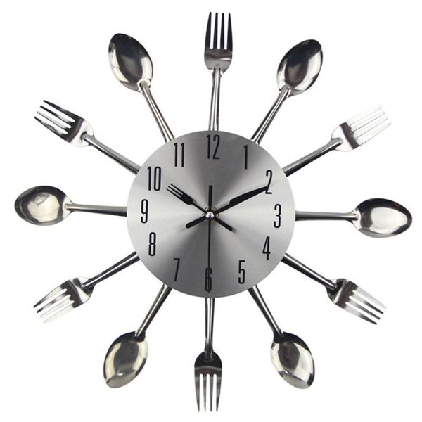 wall clock kitchen noiseless cutlery clocks knife and fork spoon restaurant home decor
wall clock kitchen noiseless cutlery clocks knife and fork spoon restaurant home decor
