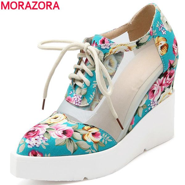 plus size 34-42 fashion wedges lace up women pumps high heels cut outs summer printing cloth wedding shoes woman dress, Black
plus size 34-42 fashion wedges lace up women pumps high heels cut outs summer printing cloth wedding shoes woman dress, Black