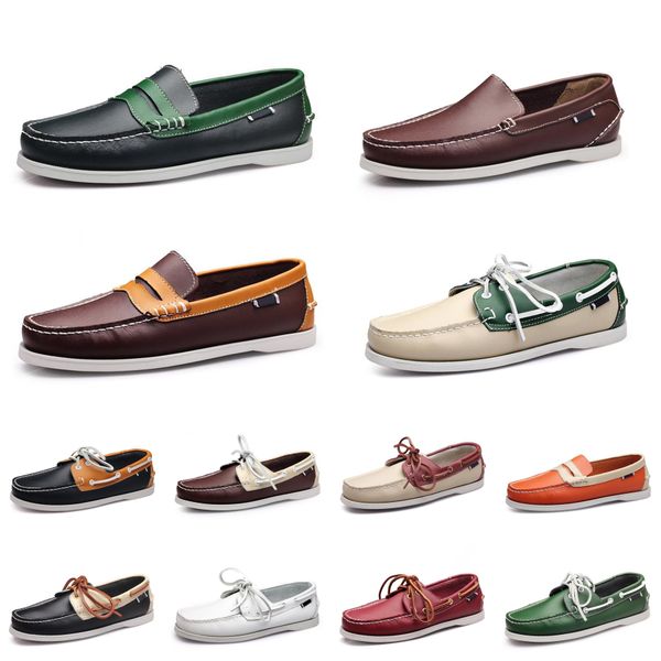 men casual shoes loafers leather outdoor sneakers bottom low cut mens classic triple white gr, Black
men casual shoes loafers leather outdoor sneakers bottom low cut mens classic triple white gr, Black