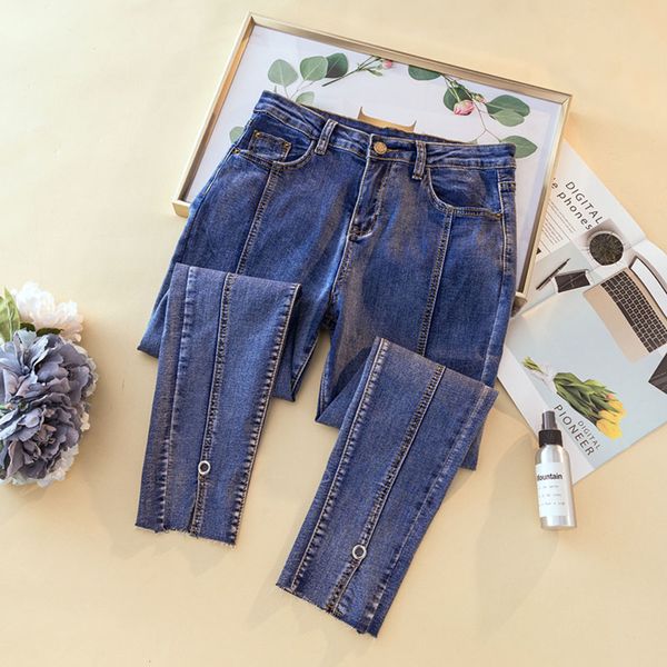 jeans 2021 spring female breeches high waist fashion elastic ladies stretch washed boyfriend jeans denim pencil pants plus size 4xl, Blue
jeans 2021 spring female breeches high waist fashion elastic ladies stretch washed boyfriend jeans denim pencil pants plus size 4xl, Blue