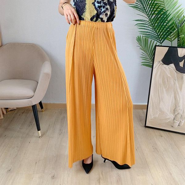 women's pants & capris plus size women summer 2021 solid color high waist stretch loose miyake pleated wide leg trousers full length, Black;white
women's pants & capris plus size women summer 2021 solid color high waist stretch loose miyake pleated wide leg trousers full length, Black;white