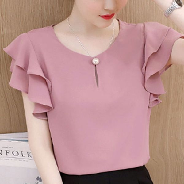 summer short sleeve blouse shirt women blusas mujer de moda blouse women o-neck chiffon blouse women shirts d198 210602, White
summer short sleeve blouse shirt women blusas mujer de moda blouse women o-neck chiffon blouse women shirts d198 210602, White