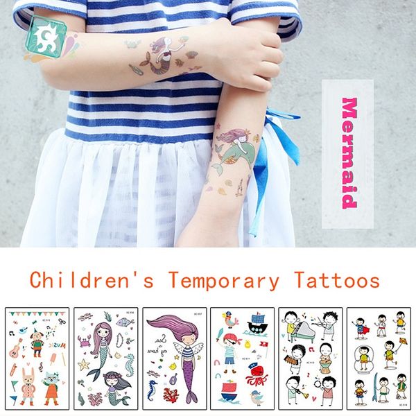 6pcs temporary tattoos for kids cute fake tatoo environmental cartoon tattoo sticker waterproof tatoo boy girl body art children
6pcs temporary tattoos for kids cute fake tatoo environmental cartoon tattoo sticker waterproof tatoo boy girl body art children