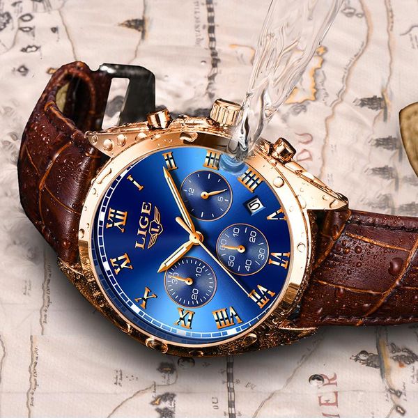 wristwatches 2021 lige mens watches sport quartz watch men leather strap business fashion clock waterproof relogio masculin, Slivery;brown
wristwatches 2021 lige mens watches sport quartz watch men leather strap business fashion clock waterproof relogio masculin, Slivery;brown