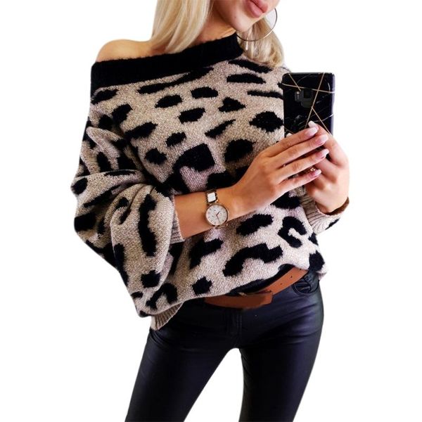 women's sweaters sweater women 2021 leopard pullovers long sleeve autumn winter female casual loose clothes, White;black
women's sweaters sweater women 2021 leopard pullovers long sleeve autumn winter female casual loose clothes, White;black