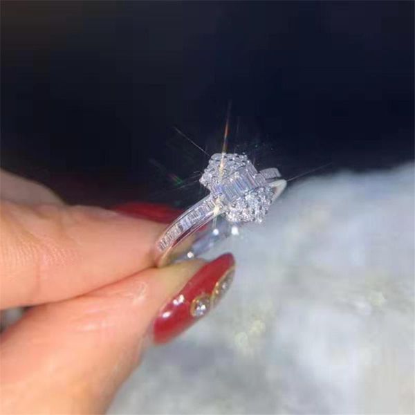 natural jewelry moissanite gemstone genuine 14k white gold gdtc wedding bands ring for women geometric anillos mujer box cluster rings, Golden;silver
natural jewelry moissanite gemstone genuine 14k white gold gdtc wedding bands ring for women geometric anillos mujer box cluster rings, Golden;silver