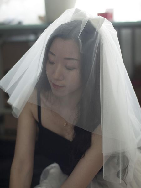 bridal veils 2021 wedding dress veil layers tulle ribbon edge accessories waist length, Black
bridal veils 2021 wedding dress veil layers tulle ribbon edge accessories waist length, Black