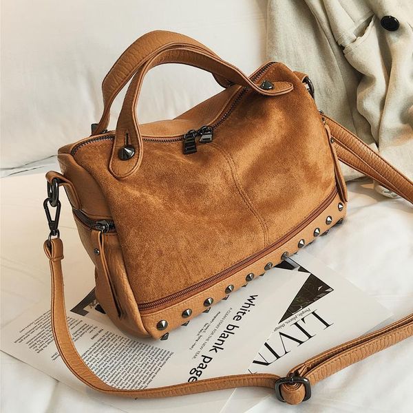 vintage rivet women handbag matte leather boston big tote bag winter shoulder bags for messenger blosa sac waist
vintage rivet women handbag matte leather boston big tote bag winter shoulder bags for messenger blosa sac waist