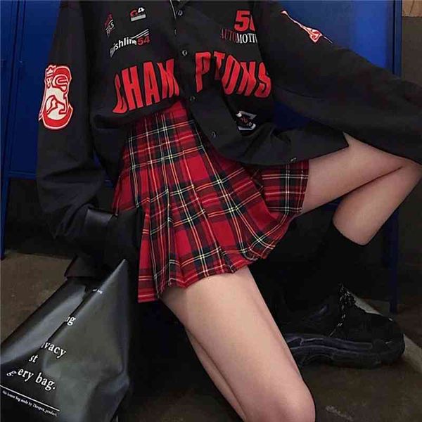 school uniform skirt fashion plaid short skirt pleated cotton women casual japanese preppy mini, Black
school uniform skirt fashion plaid short skirt pleated cotton women casual japanese preppy mini, Black
