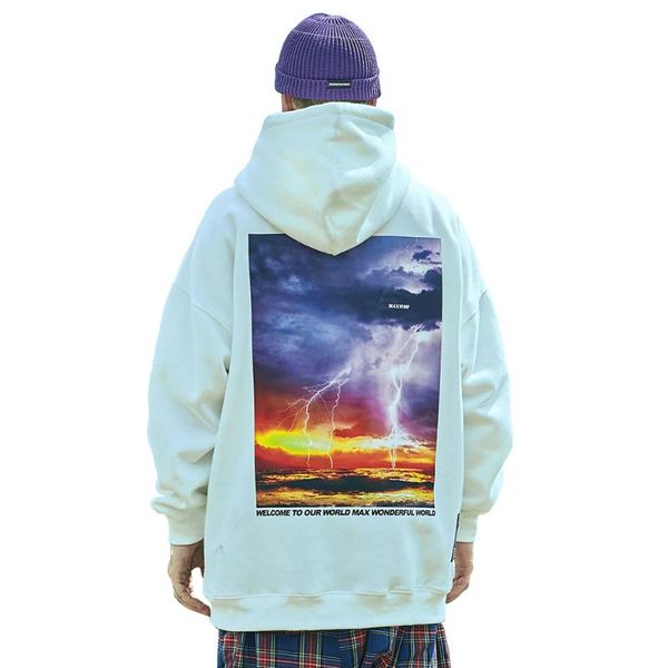 men's hoodies & sweatshirts men hooded streetwear graphic cotton hoodie, Black
men's hoodies & sweatshirts men hooded streetwear graphic cotton hoodie, Black