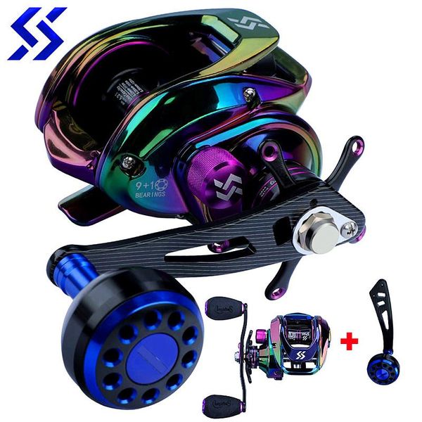 sougayilang 9+1bb baitcasting reel 6.3 :1high speed carp bass fishing drag power 8kg with handle reels
sougayilang 9+1bb baitcasting reel 6.3 :1high speed carp bass fishing drag power 8kg with handle reels