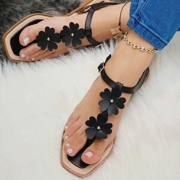 summer women flat sandals flowers open toe beach platform ladies gladiator shoes female flip flops, Black
summer women flat sandals flowers open toe beach platform ladies gladiator shoes female flip flops, Black