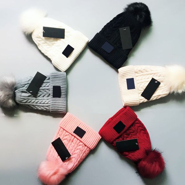 womens designers print pattern hats winter beanie brand women knitting pom-pom caps solid color warm cap, Blue;gray 
womens designers print pattern hats winter beanie brand women knitting pom-pom caps solid color warm cap, Blue;gray