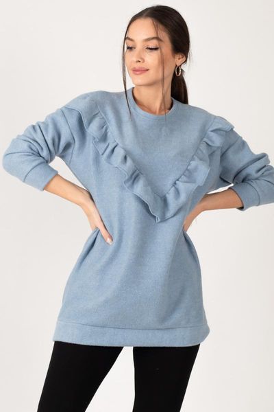 women's hoodies & sweatshirts armonika women black fronting shirred soft textured sweatshirt arm-21k024052
women's hoodies & sweatshirts armonika women black fronting shirred soft textured sweatshirt arm-21k024052