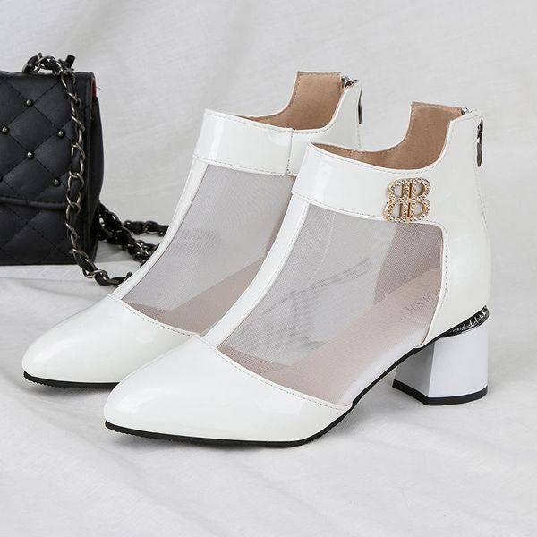 summer mesh peep toe sandals heels single shoes women in europe and america 2021 spring gauze, Black
summer mesh peep toe sandals heels single shoes women in europe and america 2021 spring gauze, Black