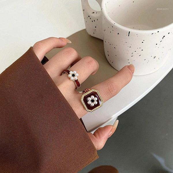 wedding rings adjustable for women vintage jewelry opening pearls flower ring bridal engagement anel accessories drop1, Slivery;golden
wedding rings adjustable for women vintage jewelry opening pearls flower ring bridal engagement anel accessories drop1, Slivery;golden