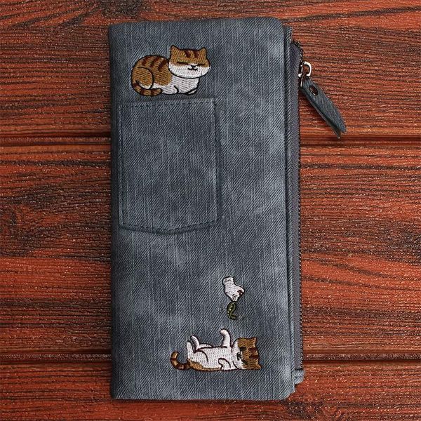 wallets leather women's wallet lady long slim coin purse female cute cartoon cat key organizer women small purses travel id card holder, Red;black
wallets leather women's wallet lady long slim coin purse female cute cartoon cat key organizer women small purses travel id card holder, Red;black