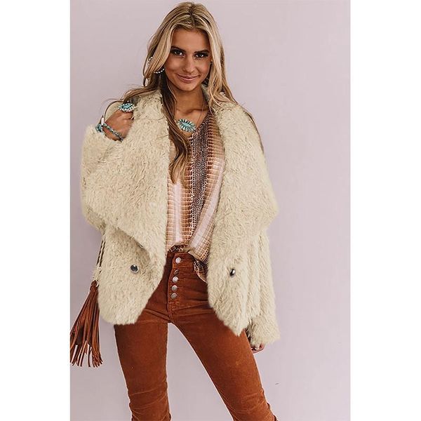 women's fur & faux thick coats women 2021 autumn winter fashion coat elegant warm casual outerwear fake jacket mujer female, Black
women's fur & faux thick coats women 2021 autumn winter fashion coat elegant warm casual outerwear fake jacket mujer female, Black