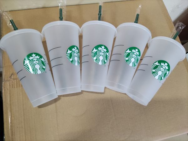 starbucks 24oz/710ml plastic tumbler reusable clear drinking flat bottom cup pillar shape lid straw mug bardian, 50pcs
starbucks 24oz/710ml plastic tumbler reusable clear drinking flat bottom cup pillar shape lid straw mug bardian, 50pcs