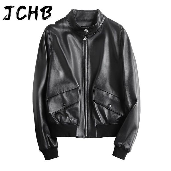 women's leather & faux jchb 2021 spring autumn 100% genuine jacket women casual sheepskin coat female short coats and jackets mujer cha, Black
women's leather & faux jchb 2021 spring autumn 100% genuine jacket women casual sheepskin coat female short coats and jackets mujer cha, Black