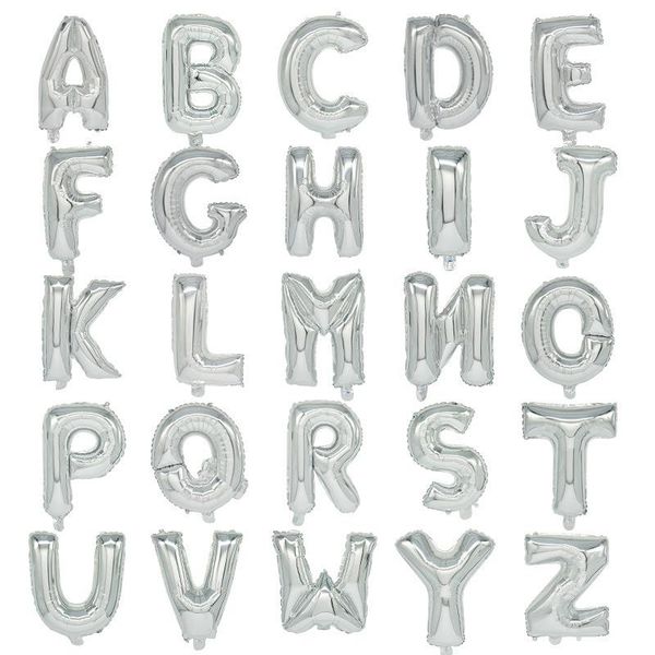 party decoration 16 inch custom name a-z optional letter balloon silve aluminum foil birthday wedding suppliers
party decoration 16 inch custom name a-z optional letter balloon silve aluminum foil birthday wedding suppliers