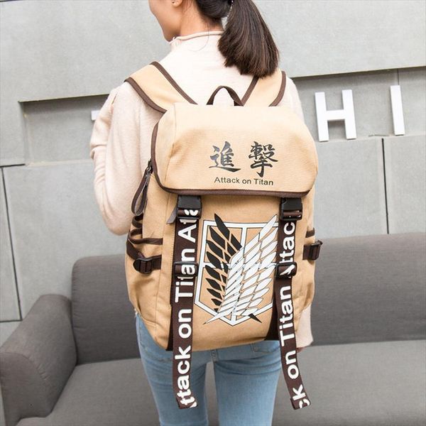 anime backpack attack on titan cosplay eren bag cartoon canvas shingeki no kyojin schoolbag shoulders travel bags
anime backpack attack on titan cosplay eren bag cartoon canvas shingeki no kyojin schoolbag shoulders travel bags