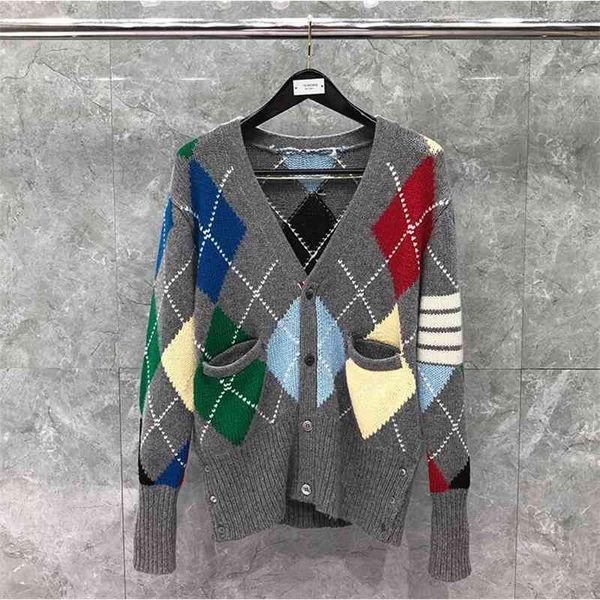 hoodies fashion tb thom brand sweaters men women slim thick cardigans clothing argyle striped wool autumn winter casual coat, Black
hoodies fashion tb thom brand sweaters men women slim thick cardigans clothing argyle striped wool autumn winter casual coat, Black