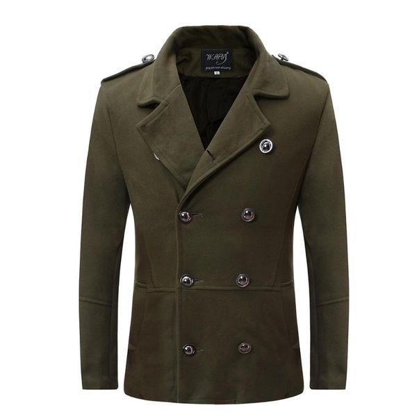 men's wool & blends 2021 autumn winter fashion men long trench coat jacket stand collar overcoat, Black
men's wool & blends 2021 autumn winter fashion men long trench coat jacket stand collar overcoat, Black