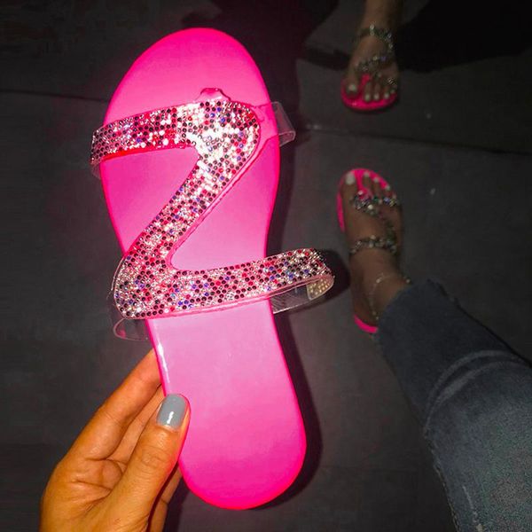 women summer flat bling slippers transparent soft jelly shoes female flip flops sandals outdoor beach ladies slides plus size, Black
women summer flat bling slippers transparent soft jelly shoes female flip flops sandals outdoor beach ladies slides plus size, Black