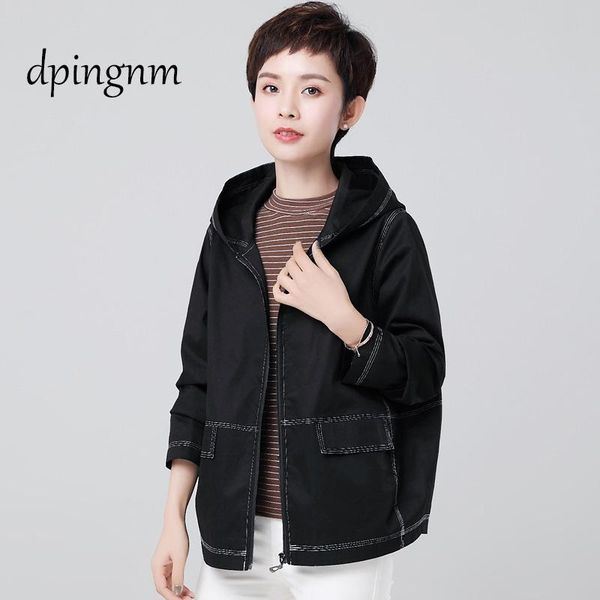 spring autumn fashion women bomber jacket pocket zipper hooded side wear outwear loose plus size windbreaker famale women's jackets, Black;brown
spring autumn fashion women bomber jacket pocket zipper hooded side wear outwear loose plus size windbreaker famale women's jackets, Black;brown