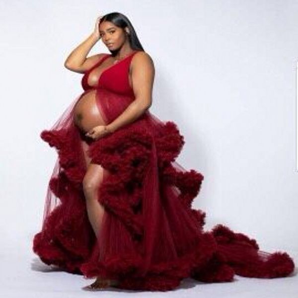 burgundy african maternity dress robes for p shoot or baby shower ruffle tulle chic women prom gowns ruffles v neck pgraphy robe party dress, Black
burgundy african maternity dress robes for p shoot or baby shower ruffle tulle chic women prom gowns ruffles v neck pgraphy robe party dress, Black