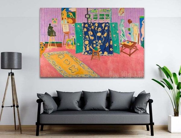paintings henri matisse the pink studio 1911 reproduction canvas print fauvism art wall decor
paintings henri matisse the pink studio 1911 reproduction canvas print fauvism art wall decor