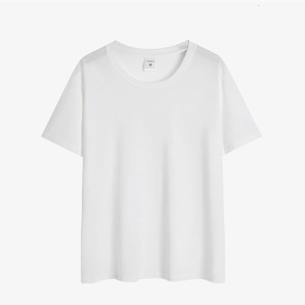 tee classic casual soft summer women's short sleeve breathable t-shirt, White
tee classic casual soft summer women's short sleeve breathable t-shirt, White