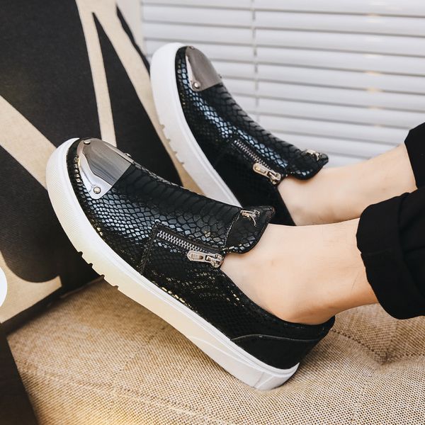 fashion golden high brand sneakers men shoes spring zipper slip-on male sneaker black design casual
fashion golden high brand sneakers men shoes spring zipper slip-on male sneaker black design casual
