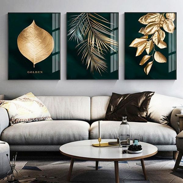 paintings nordic tropical golden plant leaves picture wall modern style art canvas print living room aisle decoration
paintings nordic tropical golden plant leaves picture wall modern style art canvas print living room aisle decoration