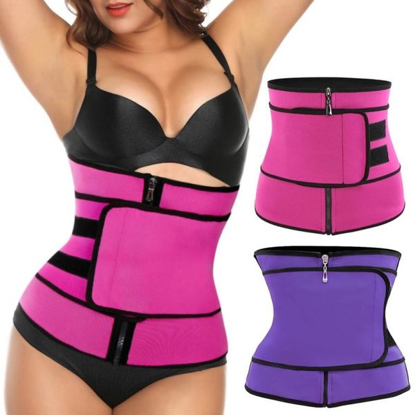 women's corset waist trainer sweat belt girdle tummy body shapewear fat burning fitness modeling strap shapers, Black;white
women's corset waist trainer sweat belt girdle tummy body shapewear fat burning fitness modeling strap shapers, Black;white