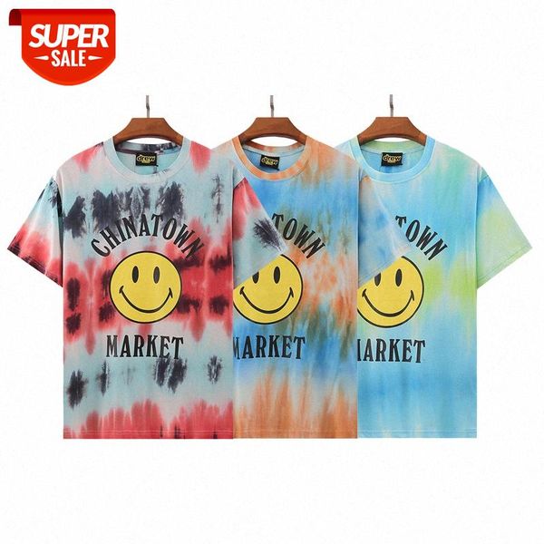 drew tie-dye smiley face printing short-sleeved oversized version t-shirt foreign trade #yh1f, White;black
drew tie-dye smiley face printing short-sleeved oversized version t-shirt foreign trade #yh1f, White;black