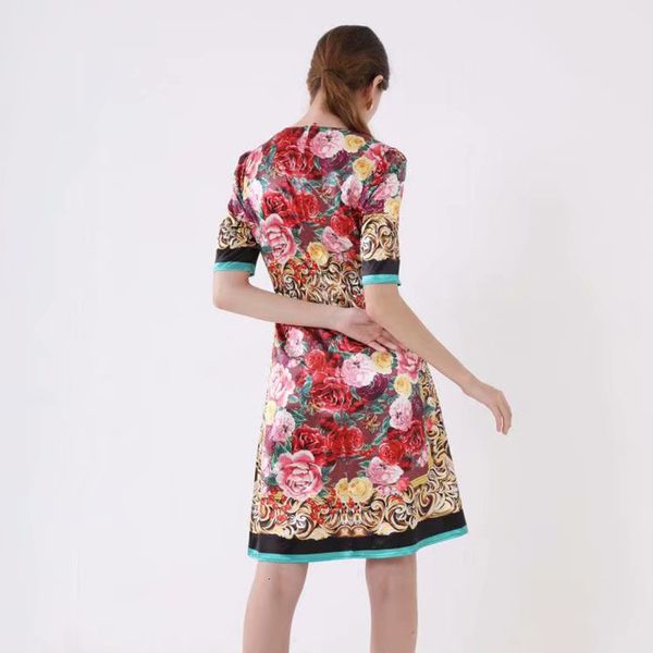 dress seqinyy cetim 2021 summer design red rose short sleeve flowers printed at height of the knee ed as women, Black;gray
dress seqinyy cetim 2021 summer design red rose short sleeve flowers printed at height of the knee ed as women, Black;gray