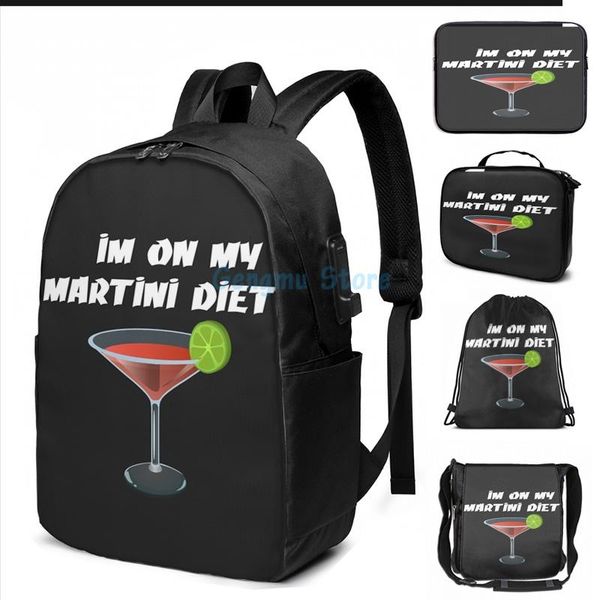 graphic print im on my martini diet lovers and cocktail fanatics usb charge backpack men school bags women lapbag
graphic print im on my martini diet lovers and cocktail fanatics usb charge backpack men school bags women lapbag